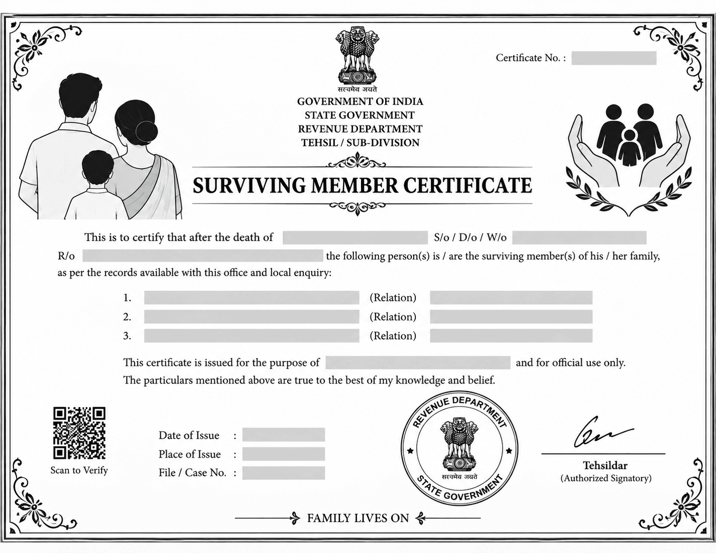 Surviving service document